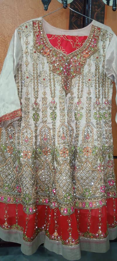 bridal dress and jullry  set