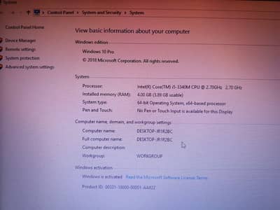Dell core i5 3rd Gen
