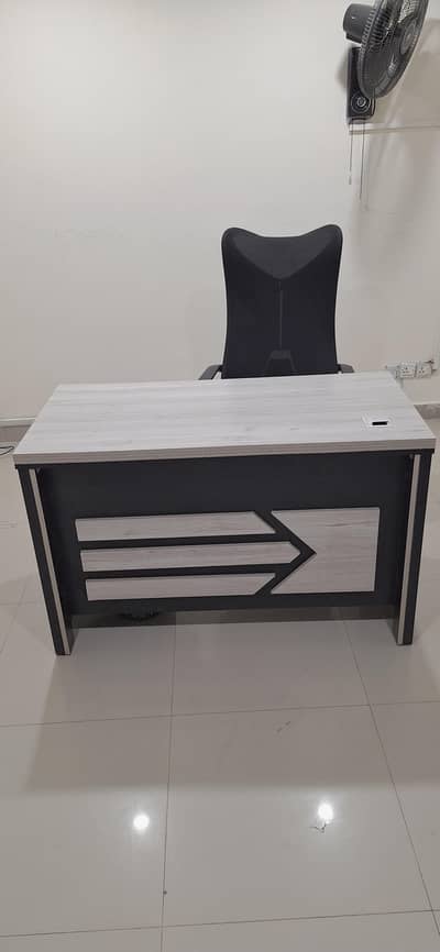 office table with chair