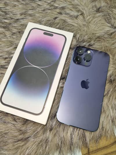 I phone 14 pro max 256gb  85% battery  LLA Model pta approved
