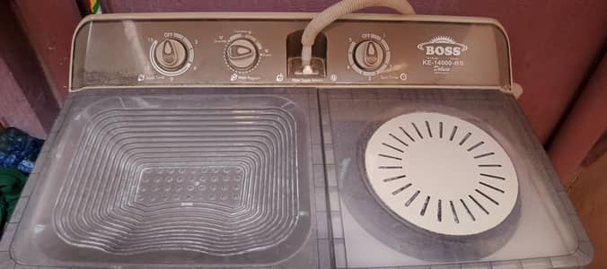boss washing machine + dryer