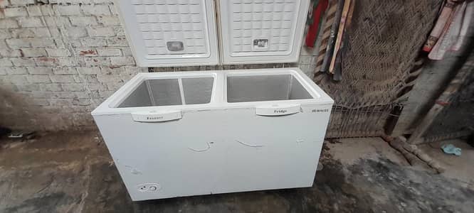 waves Double door freezer