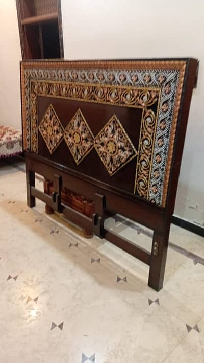 New bed with dressing