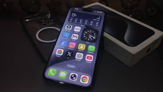 iPhone 15 pro max pta approved, still in warranty, 92% health