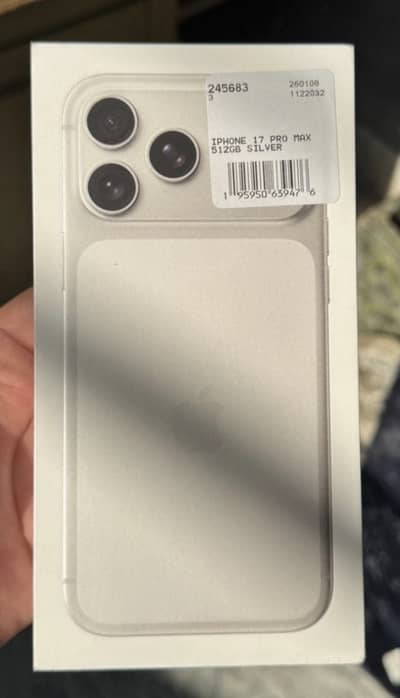 17ProMax 512 silver physical+E