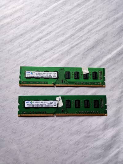 6gb DDR3 desktop ram 1333 MHz Samsung original ram in good condition