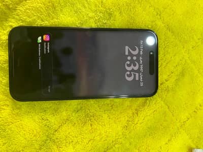 I phone 14 pro max factory unlock 4 months sim working 98 battery