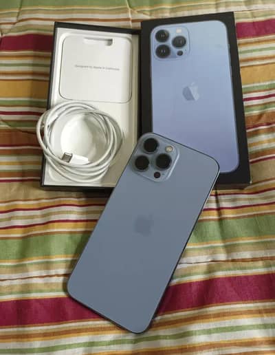 iphone 13pro max 256gb whtsp number 03298995345