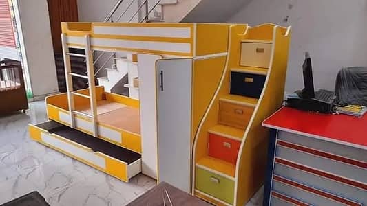 Bunk bed | Kid wooden bunker bed | Baby bed | Double bed | Triple bed