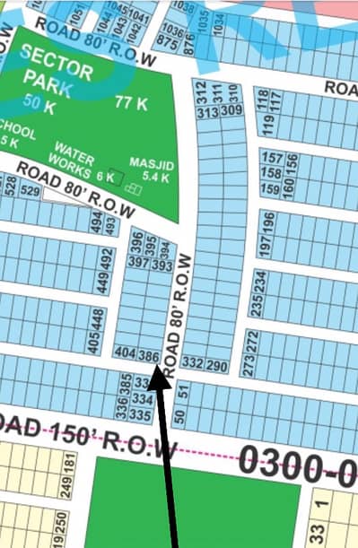 80 Feet Road Corner Plot Back Of 159 Feet Road