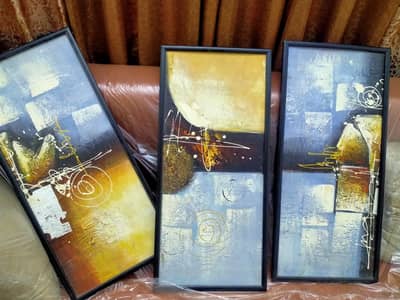3 piece modern abstract