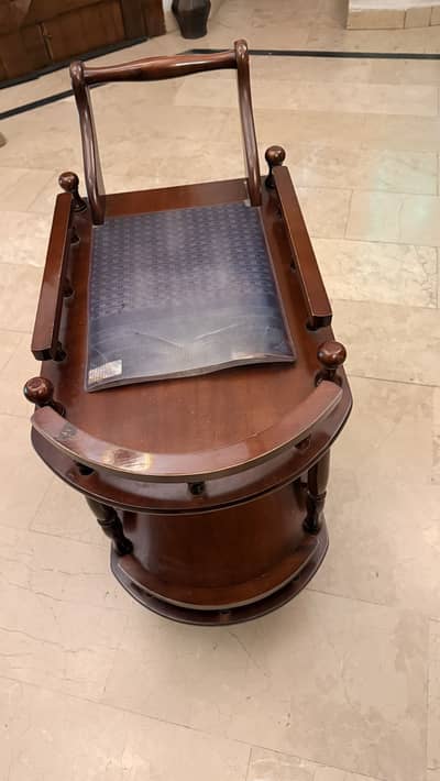 Dark Brown Tea Trolly