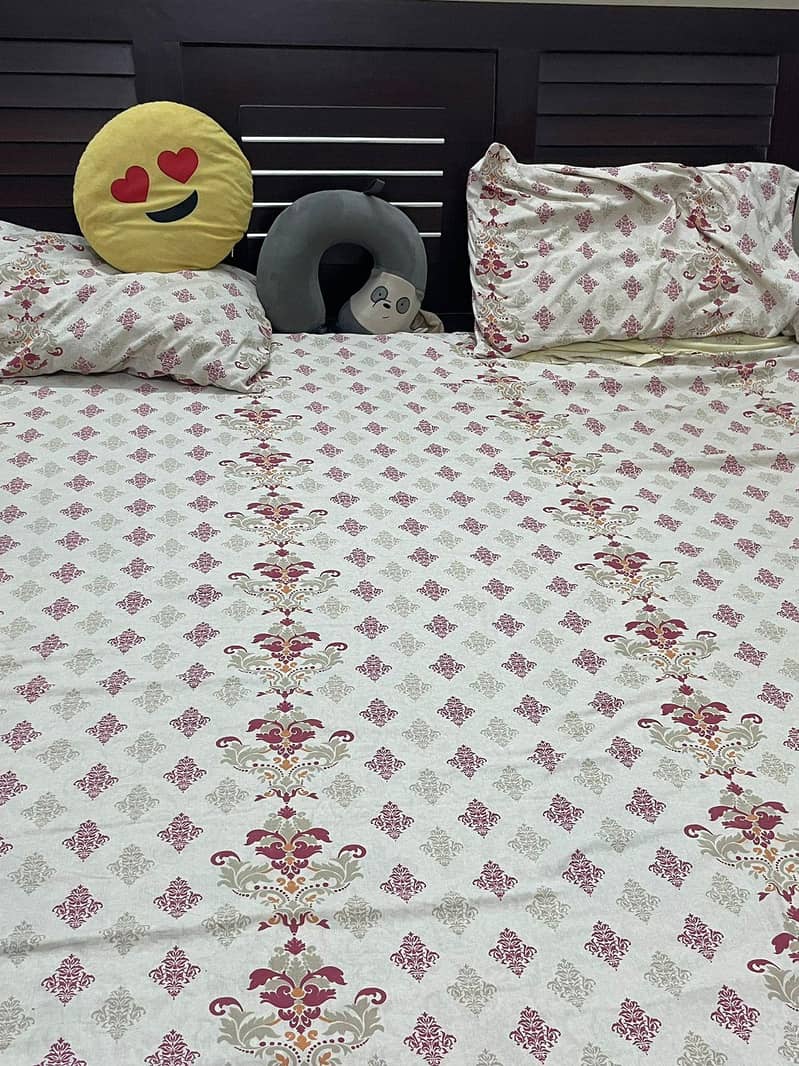 Bed and side table 0