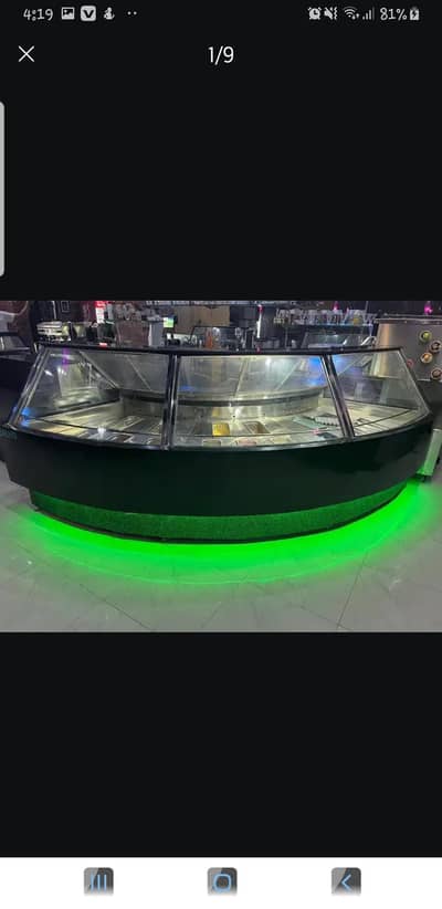 Ice Cream display Chiller for Sale