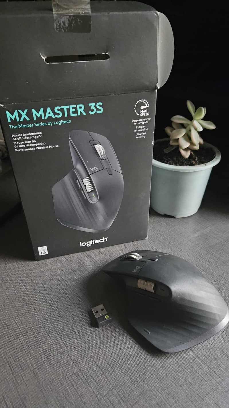 Logitech mx master 3s mouse with box - Gaming Accessories - 1111341542