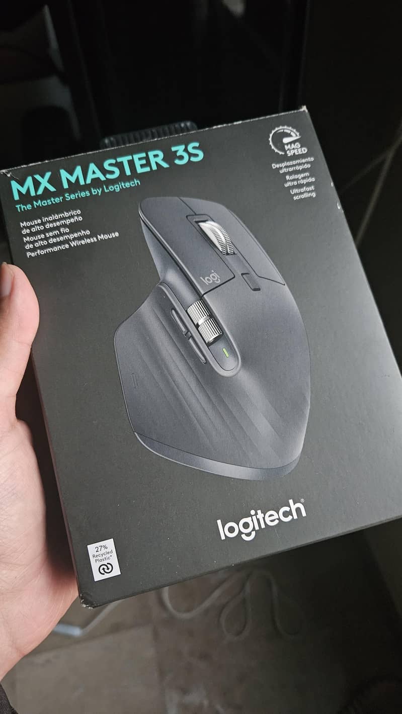 Logitech mx master 3s mouse with box - Gaming Accessories - 1111341542