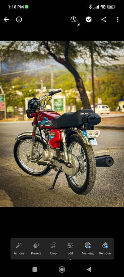 Honda 125 2024 model.