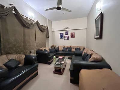 AL HABIB 3 BED DRAWING LOUNGE BASEMENT PARKING HOT-N-SPICY RENOVATED FLAT 6th FLOOR NORTH NAZIMABAD BLOCK L ( DEMAND 165 )