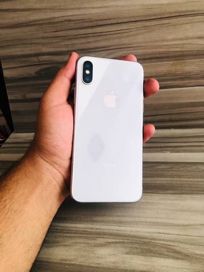 I Phone X With Box PTA Aprroved 64gb