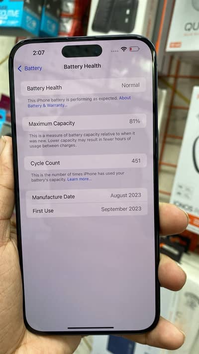 Iphone 15 ProMax 512GB PTA APPROVED