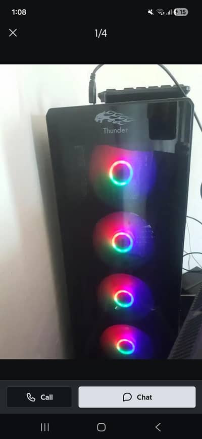 gaming pc i5 4th full set rgb keyboard mouse