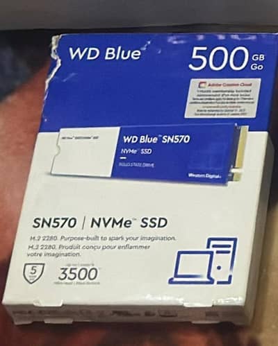 WD blue SN570 Nvme m2 500gb