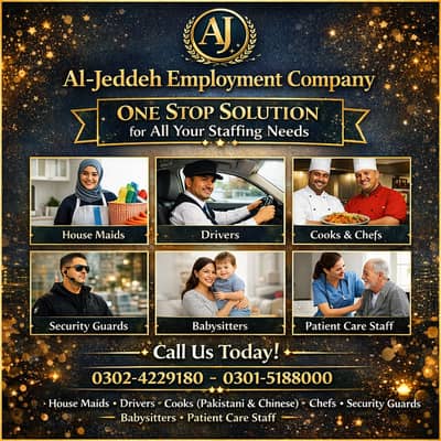 Babysitter | Cook | Helper Driver | Couple Maid | Nurse | House Maids