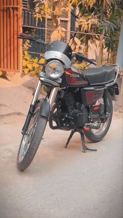 Modified honda 125