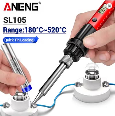 ANENG SL105 Soldering Iron 220V Intelligent Welding Tools Temperature