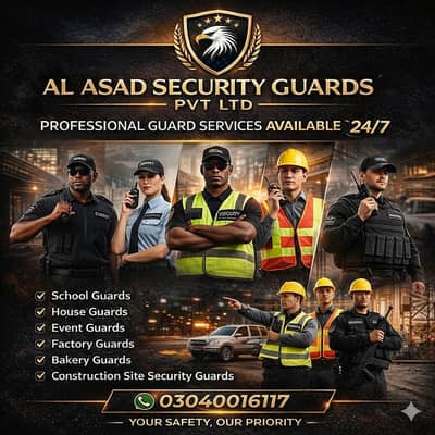 Security Guard/ School Guard/ Protocol Guard/ Home Guard/ Events Guard