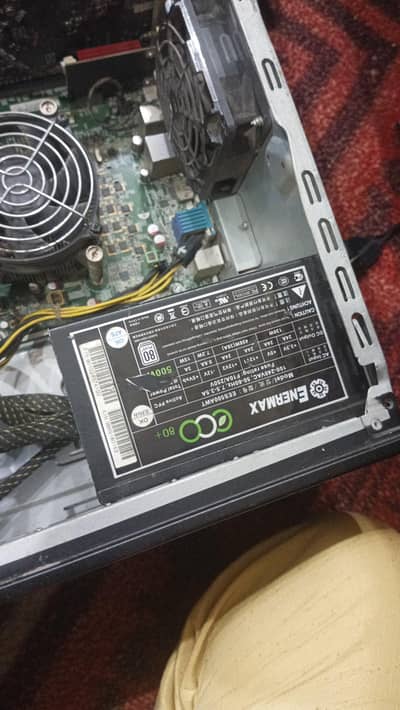 500watt power supply with 6+8 pin unit