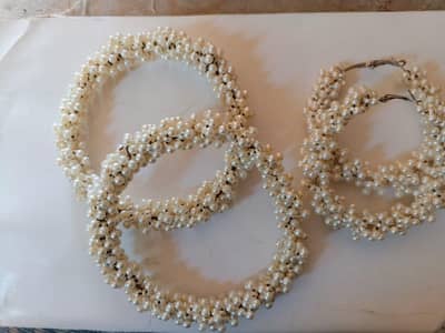 Hand Made bangle and Earings