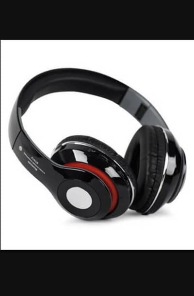 Sleek black Bluetooth headphone with long battery life