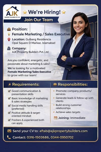 Female Required İn Office For Marketing