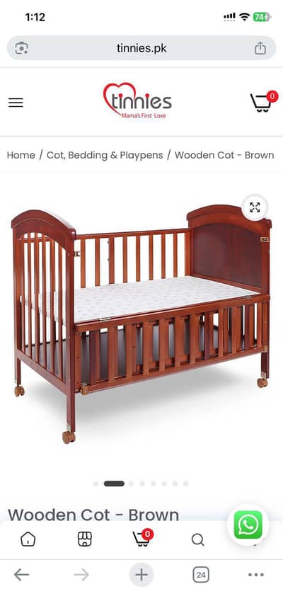 KIDS COT/ BABY COT/ CRIB/ BASSINET/KIDS BED/ KIDS FURNITURE