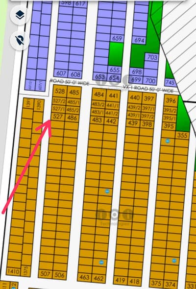 Prime 1 Kanal Residential Pair Plot for Sale DHA Phase 7, W Block