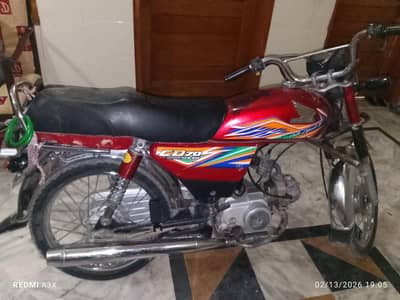 Honda 70cc 2020 model all in genuine condition. urgent sale