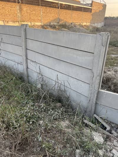 Boundary wall, Cement Concrete sheets approximately 500 pieces