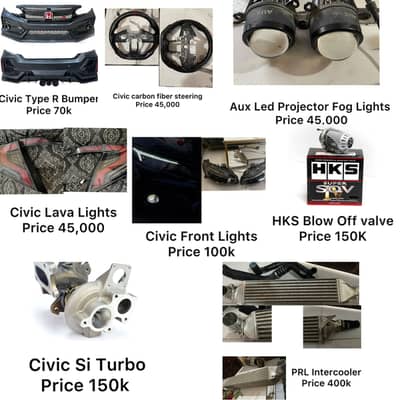 Civic RS Turbo Modification Parts