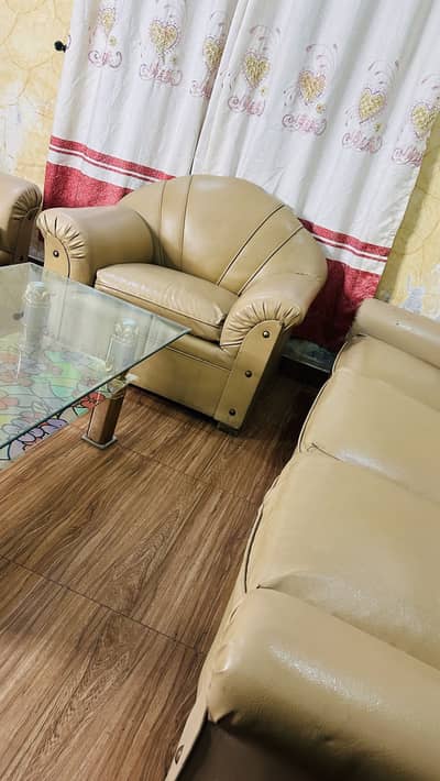 Leather Sofa Set 3 2 1