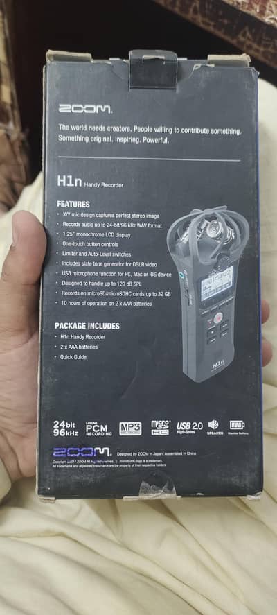 Best zoom h1n Mic for sell condition 10/9