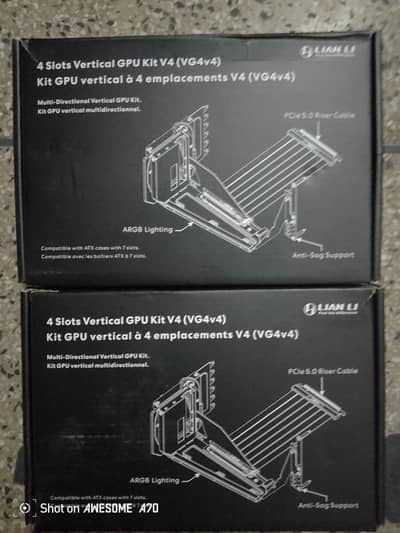 Lian LI GPU vertical mount gen5 pcie riser cable