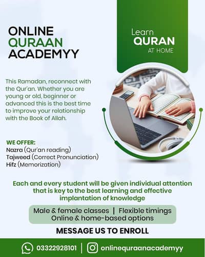 Online Qur'an Teacher for females
