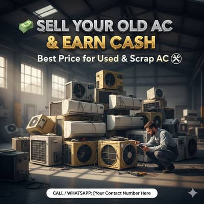 Buy Old Air Conditioners old & Dead AC Fair Prices & Instant Cash