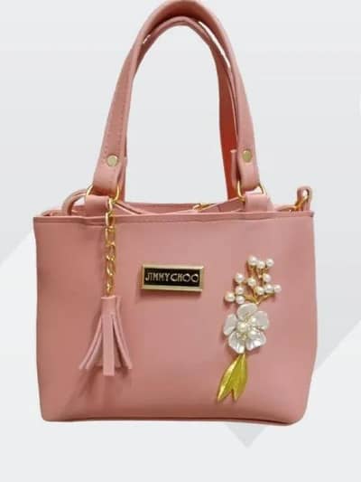 Women's PU Leather Studded Handbag