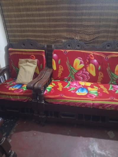 sofa 6 seater Nd bed without mattress urgent sale
