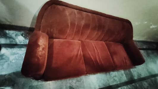 03 Seater velvet Sofa Only