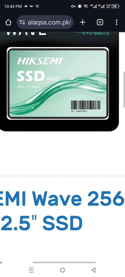 ssd 256GB new ssd