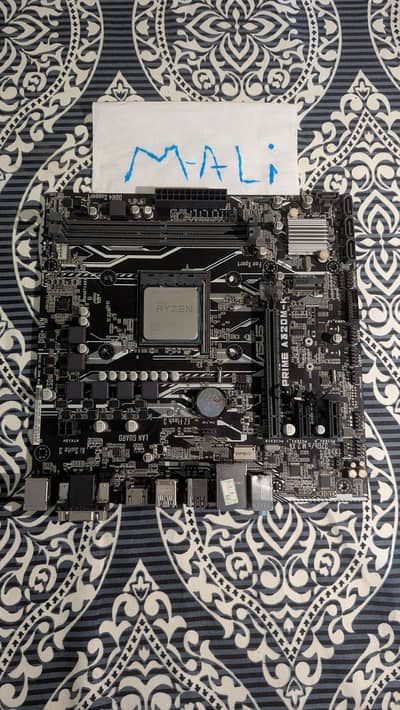 A320M-K, 2 slot, nvme supported, No io shield included,Ryzen 5 2600