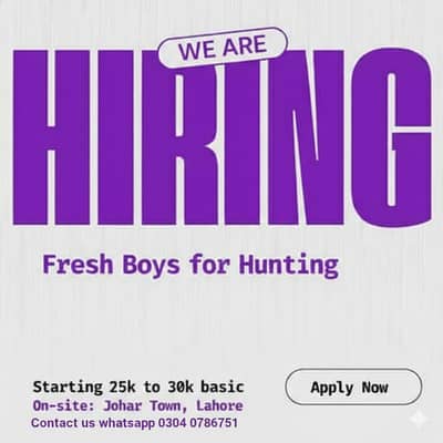 Chat support job Only for Lahore